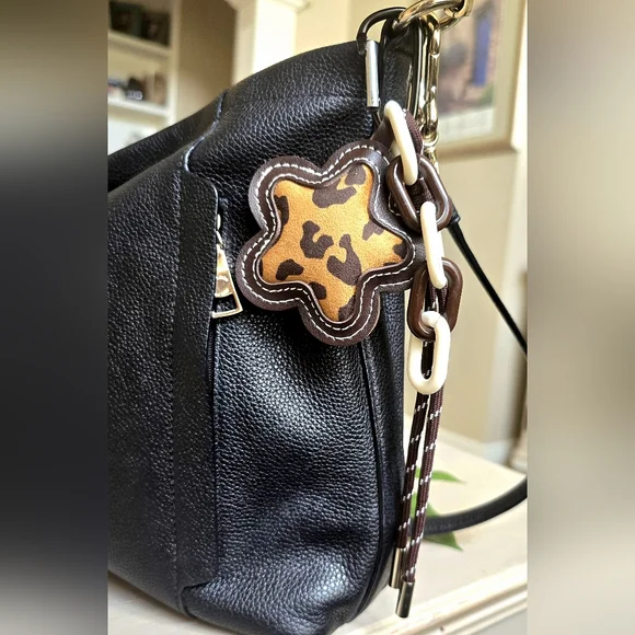 Cheetah Print Bag Charm NIP - Picture 2 of 2